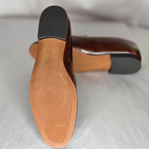 Sam Edelman Women's Loraine Brandy Boxlea Loafers Flats Size 10 - Picture 4 of 6